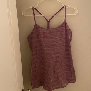 Lululemon | Muted Mauve Stripes Power Y Tank  10